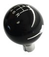 C7 Corvette Black Shift Knob With White Shift Pattern and Stingray